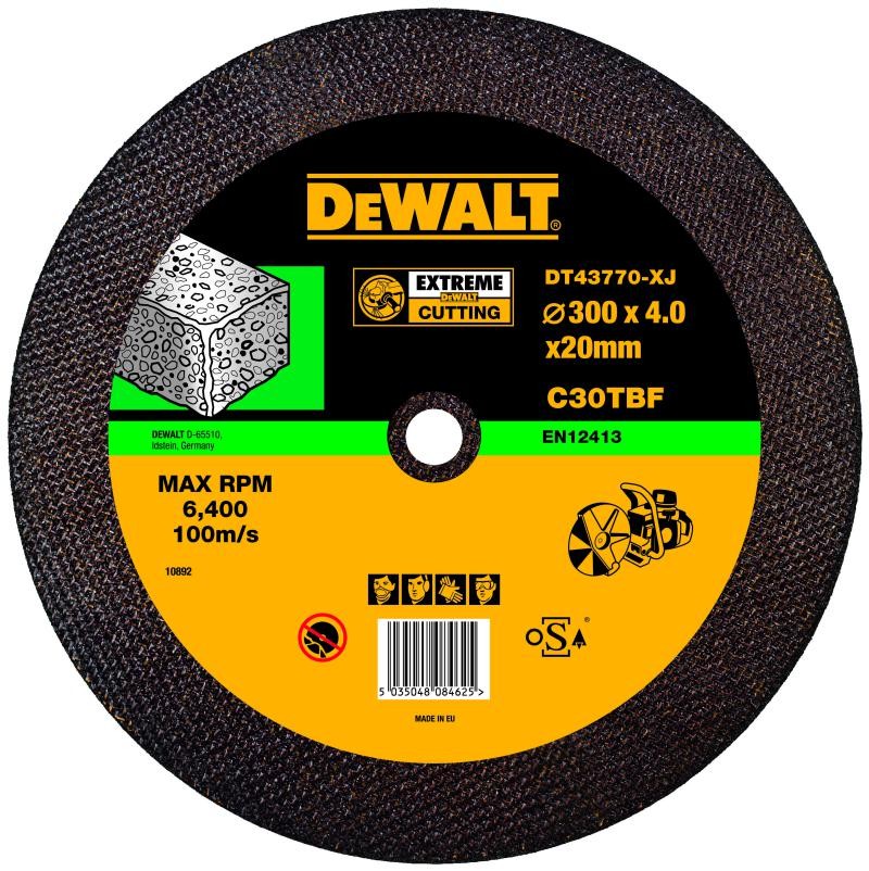 Disque abrasif DeWalt DT43770-XJ; 300 mm