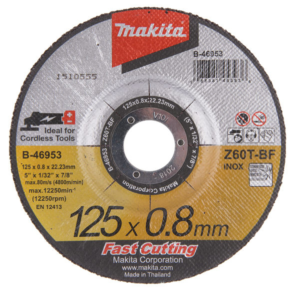 Disque abrasif Makita B-46953; 125x0,8 mm