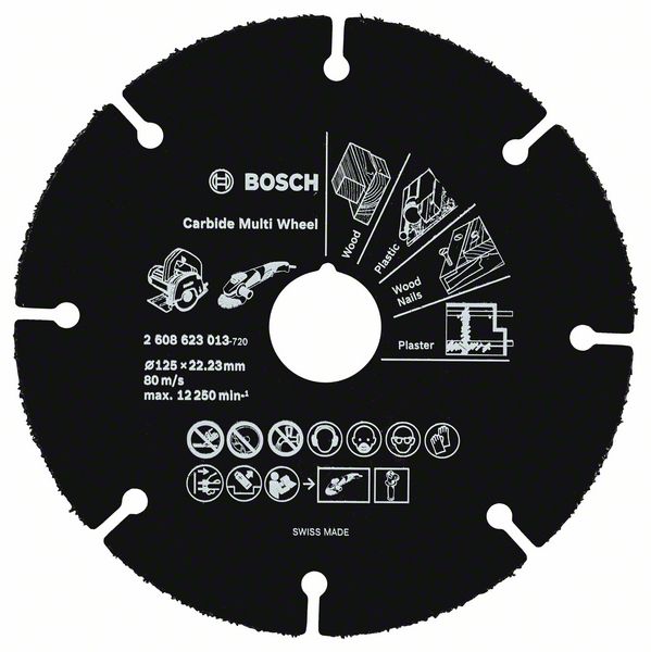 Disque à tronçonner le bois Bosch 2608623013; 125x1 mm
