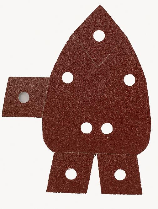 Papier abrasif pour ponceuse triangulaire Mirka Fish 3060300512; 135 mm; P120