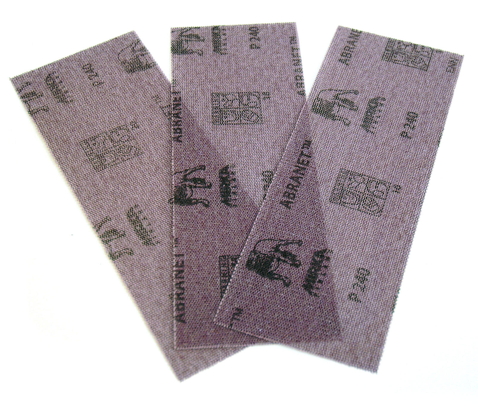 Abrasif maillé Mirka Abranet AE178F1012; 81x133 mm; P120; 10 unités