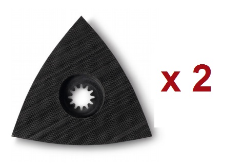 Tampon d'interface de protection triangulaire avec surface collante Fein; 2 unités