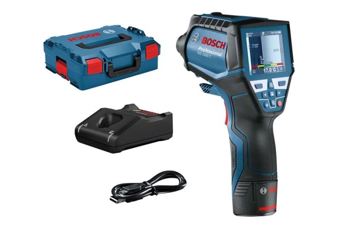 Thermovisor numérique, humidimètre Bosch GIS 1000 C Professional; 1x2,0 Ah accu.