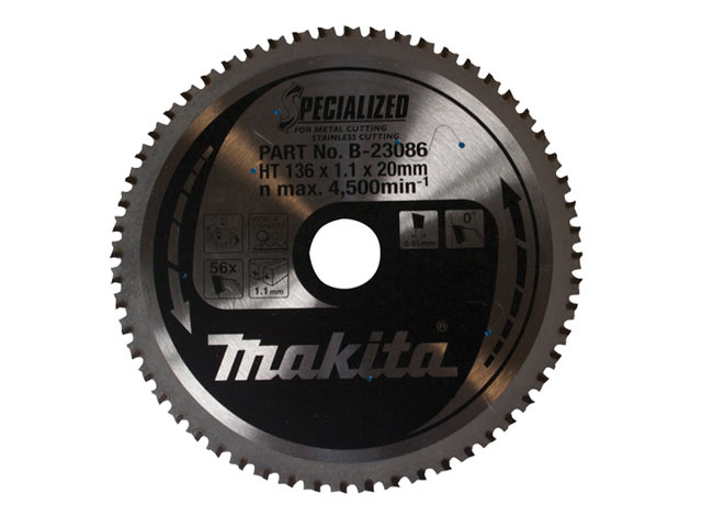 Lame de scie pour le métal Makita; 305x1,95x25,4 mm; Z100; -5°