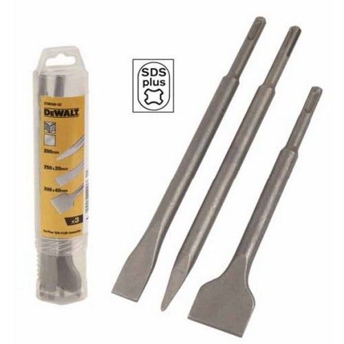 Ciseau à trois pièces DeWalt DT60330; SDS-plus