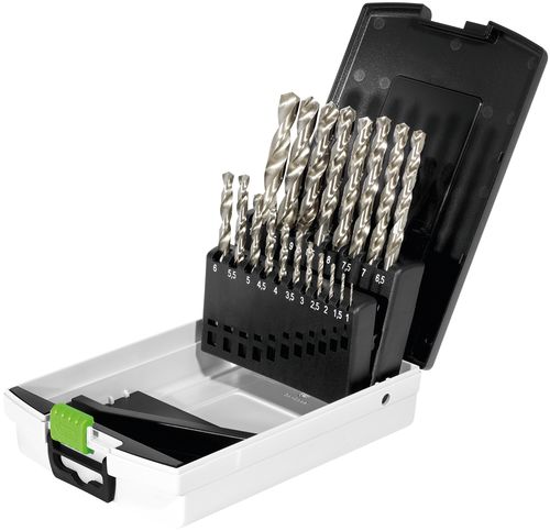 Jeu de forets en métal Festool HSS D 1-10 Sort/19x; 1-10 mm; 19 unités