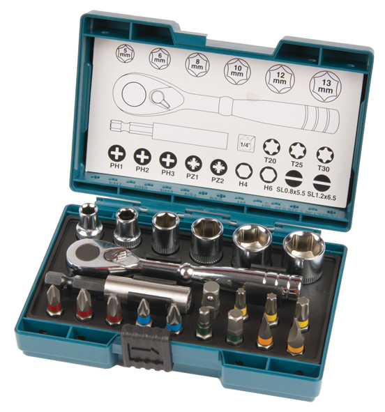 Jeu de tournevis Makita B-54081; 21 unités