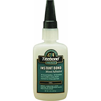 Colle instantanée universelle Titebond Instant Bond Gel; 56,8 ml gel