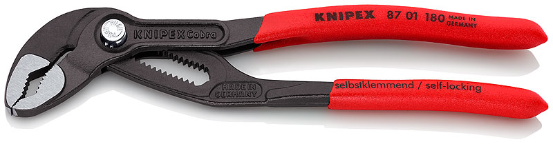 Pince à plomberie Cobra Knipex 8701180; 180 mm