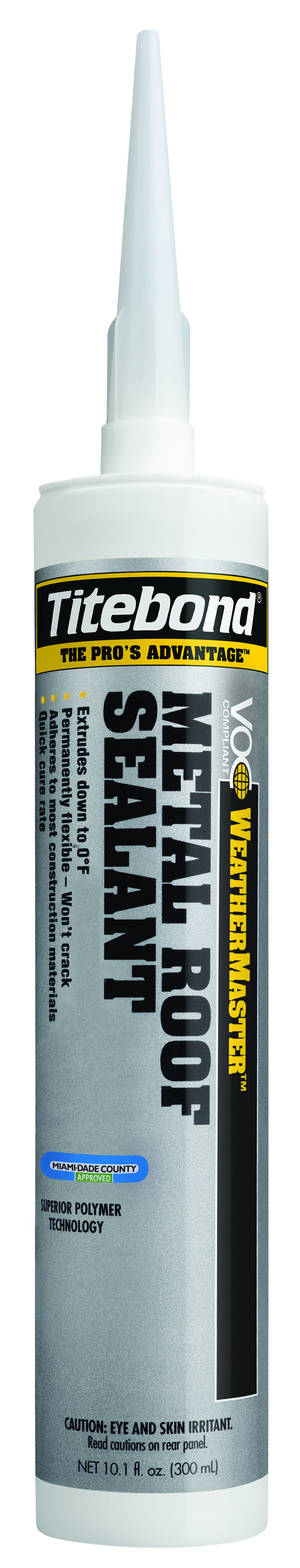 Scellant pour toitures Titebond WeatherMaster; 61111;300ml semi-transparent