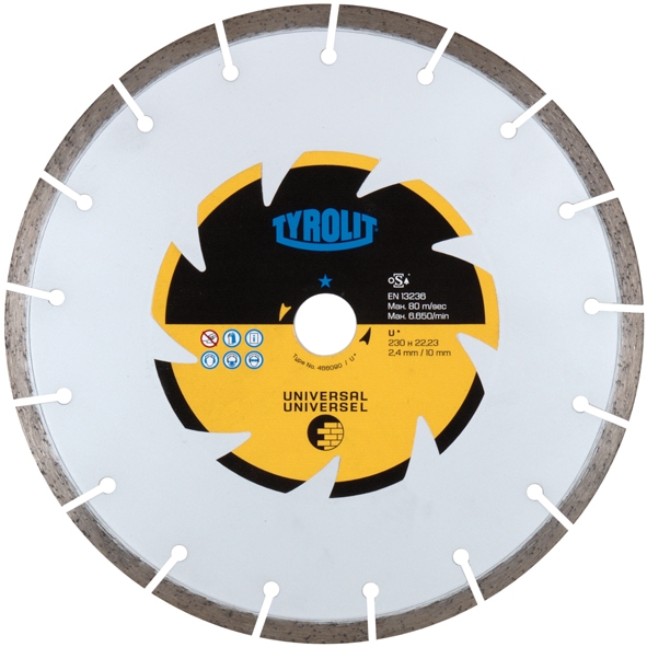 Disque à tronçonner diamanté Tyrolit DCU Eco Line 609175; 125 mm