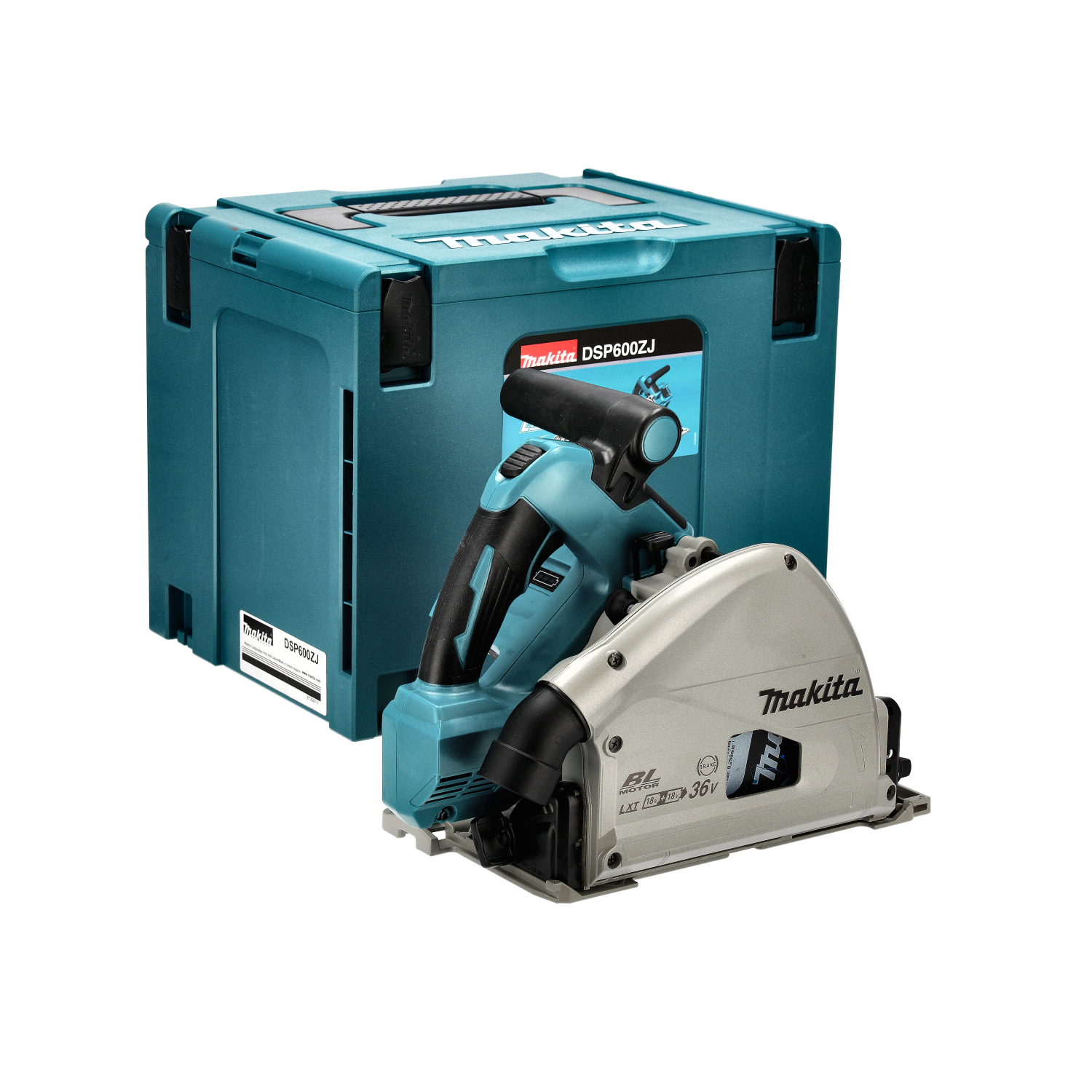 Scie circulaire sans fil Makita DSP600ZJ; 2x18 V (sans batterie et chargeur)