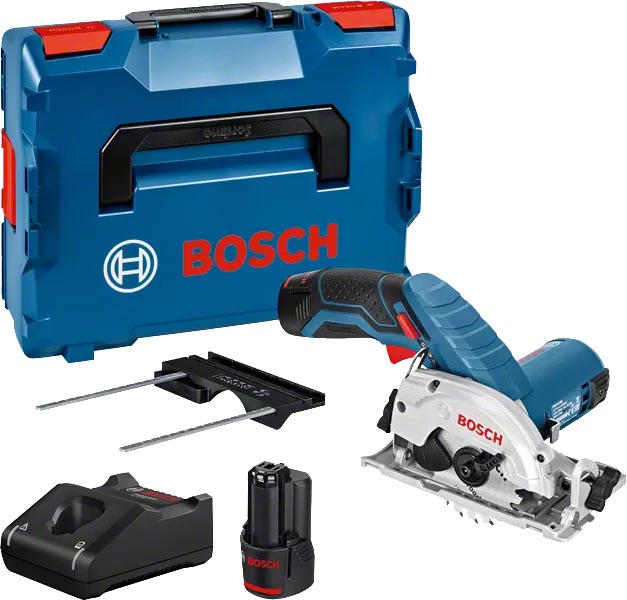 Scie circulaire sans fil Bosch GKS 12V-26; 12 V; 2x3,0 Ah accu.
