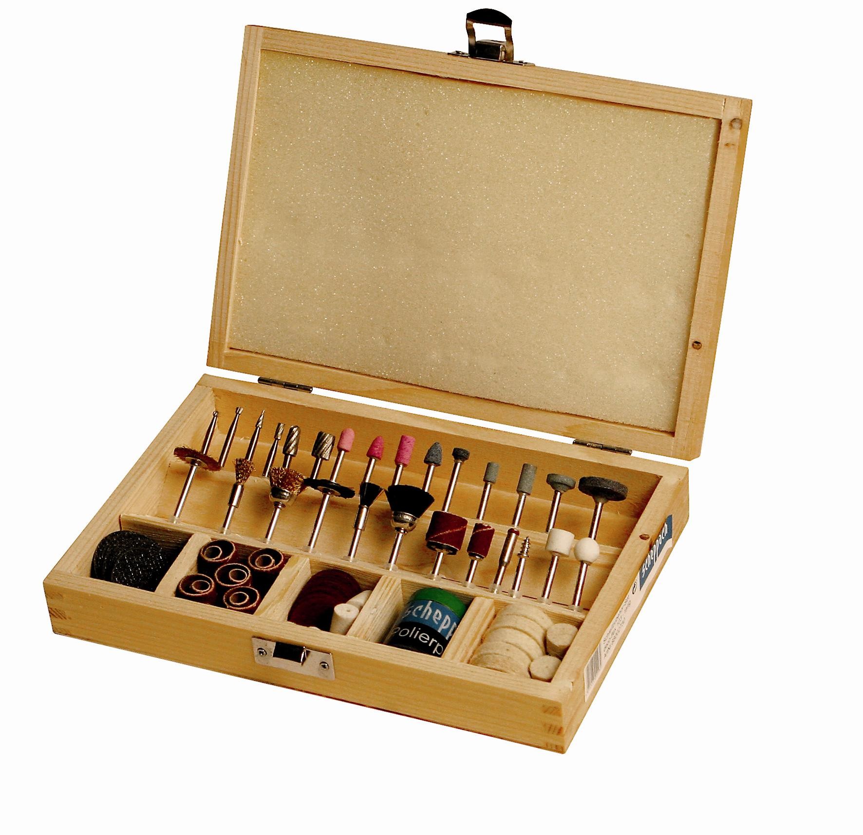 Ensemble d'accessoires Scheppach 88002730; 103 unités