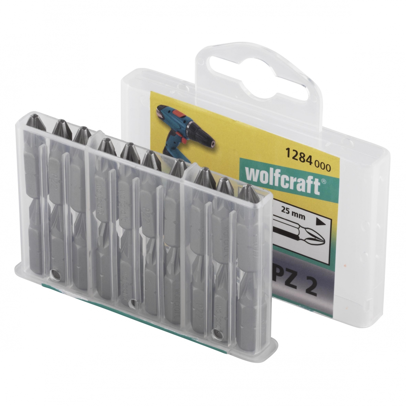 Peu de tournevis Wolfcraft 1284000; PZ2; 25 mm; 1 unités