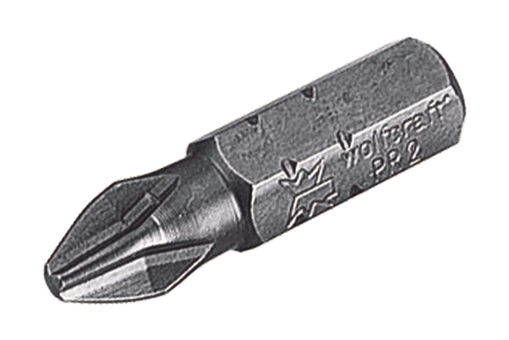 Peu de tournevis Wolfcraft 1331000; PH2; 25 mm; 3 unités