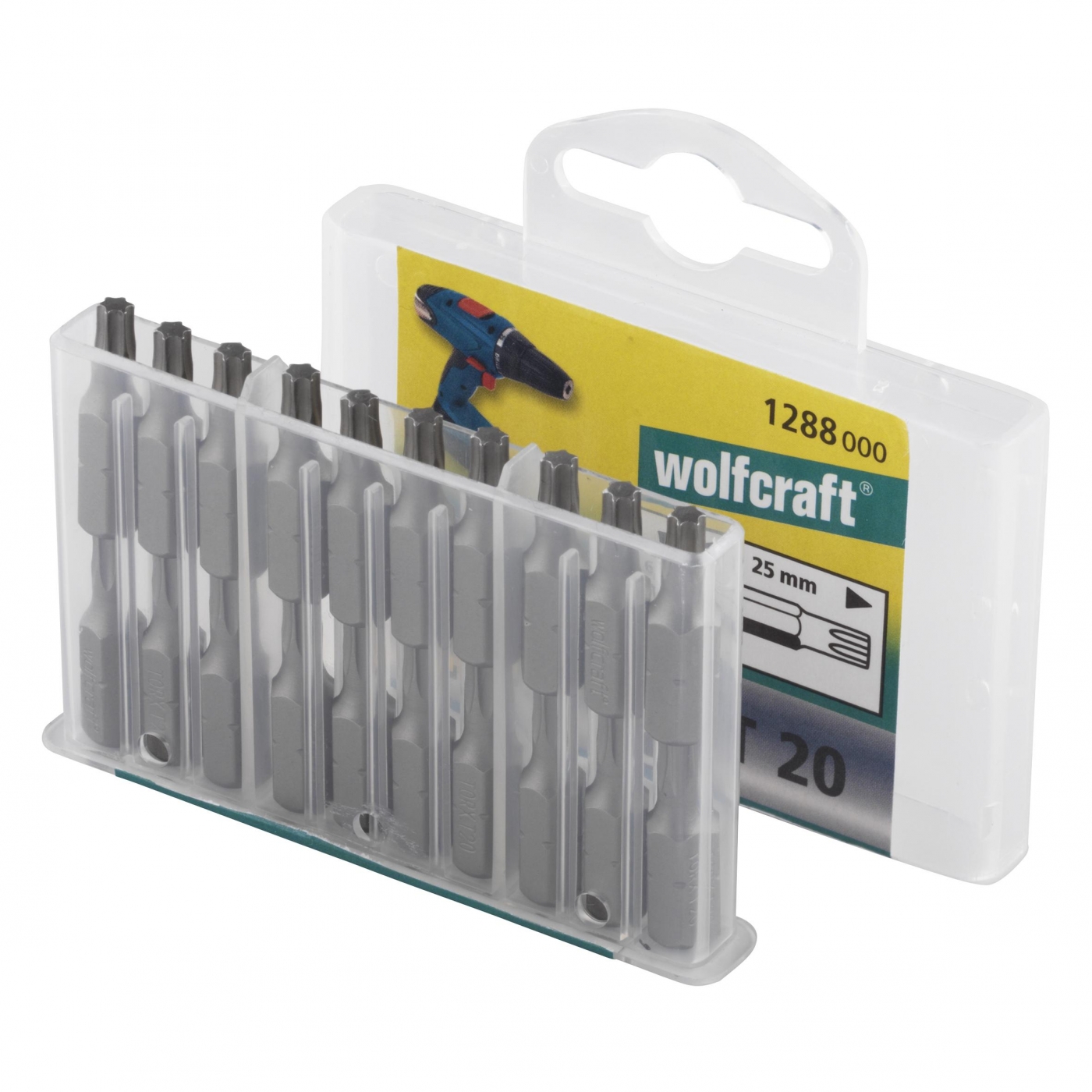 Peu de tournevis Wolfcraft 1288000; TX20; 25 mm; 1 unités