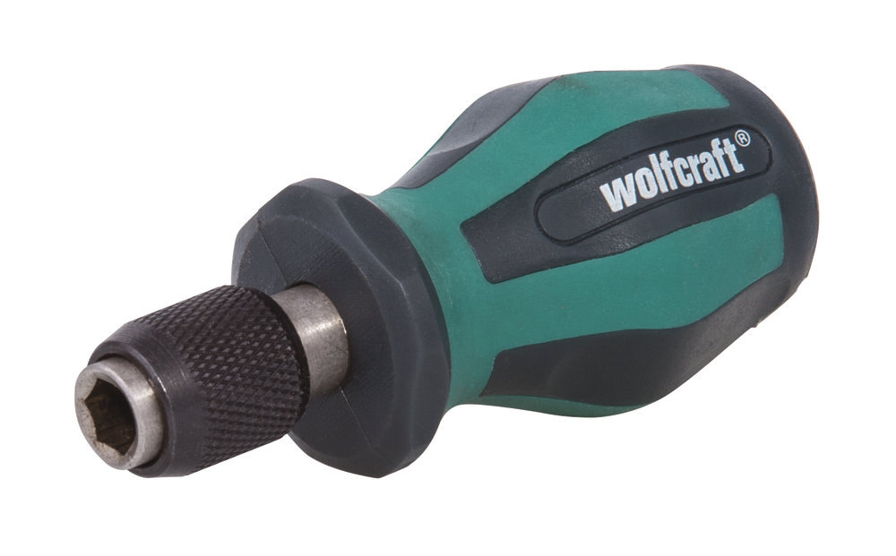 Poignée pour tournevis Wolfcraft 1239000; 1/4''; 90 mm