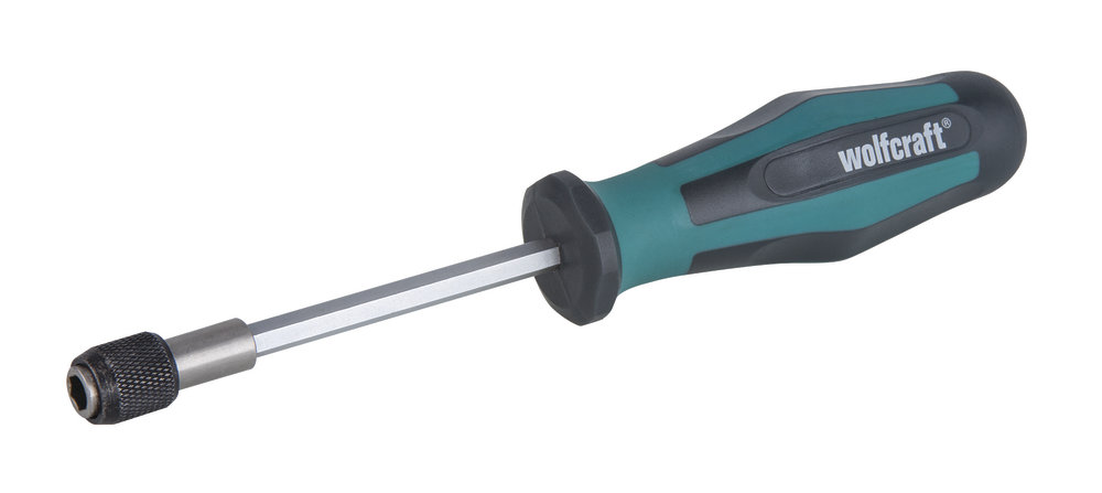Poignée pour tournevis Wolfcraft 8725000; 1/4''; 197 mm