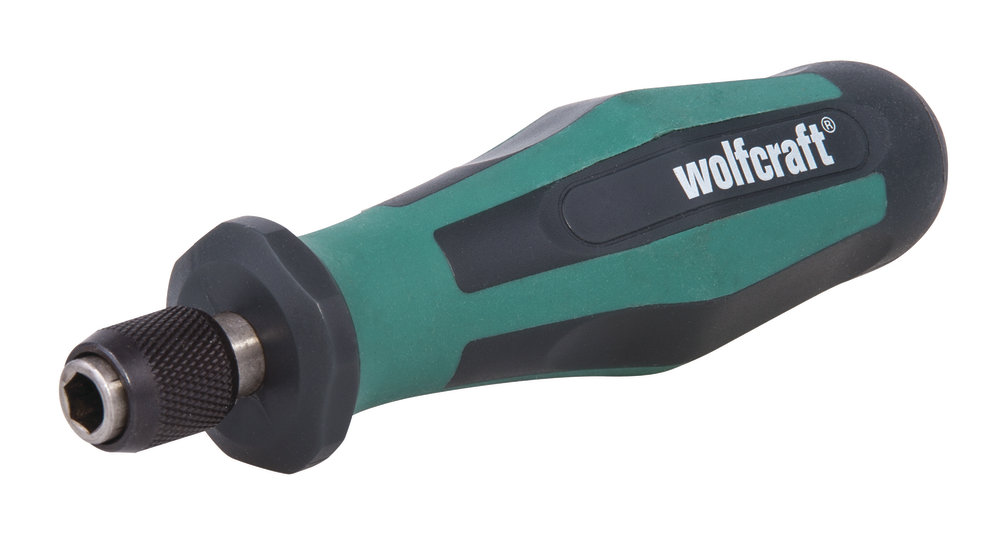 Poignée pour tournevis Wolfcraft 1240000; 1/4''; 138 mm
