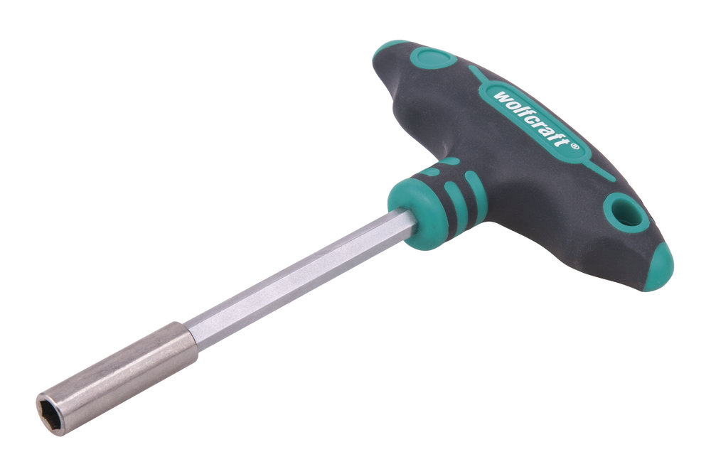 Poignée pour tournevis Wolfcraft 1235000; 1/4''; 152 mm