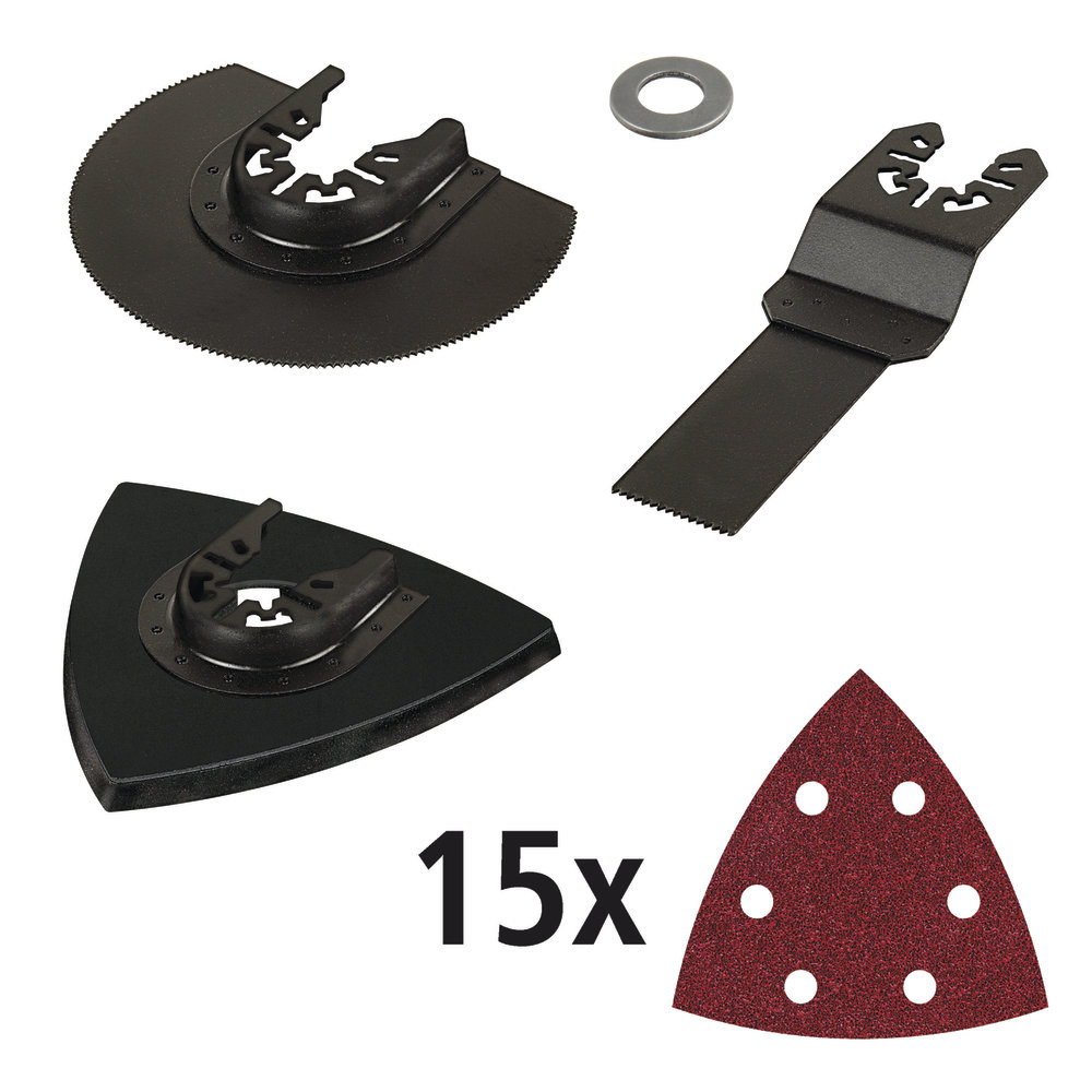 Ensemble d'accessoires Wolfcraft 3959000; 18 unités