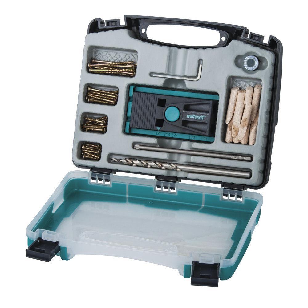 55 pièces ensemble d'accessoires Wolfcraft 4642000