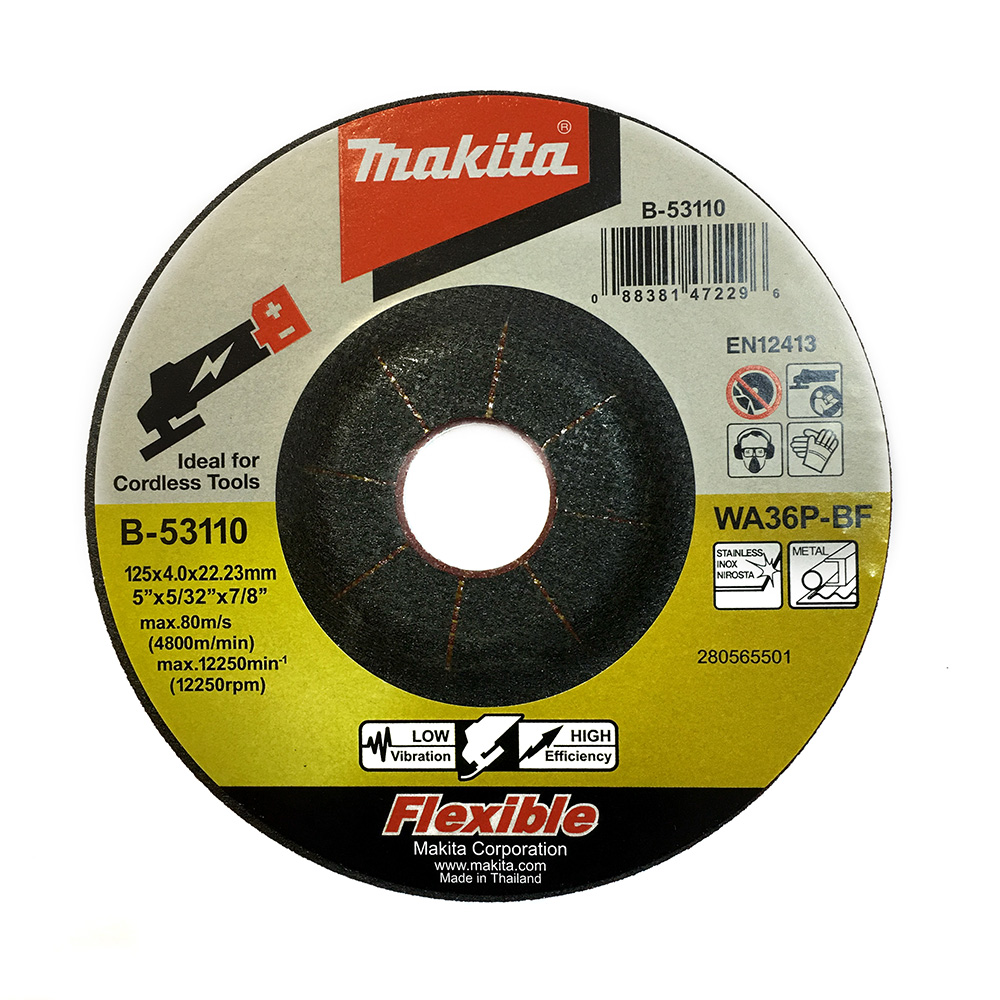 Disque a meuler Makita B-53110; 125x4 mm;