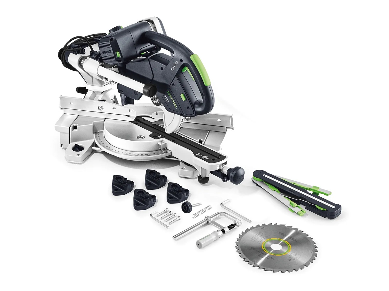 Scie à onglets composés Festool KS 60 E-Set KAPEX