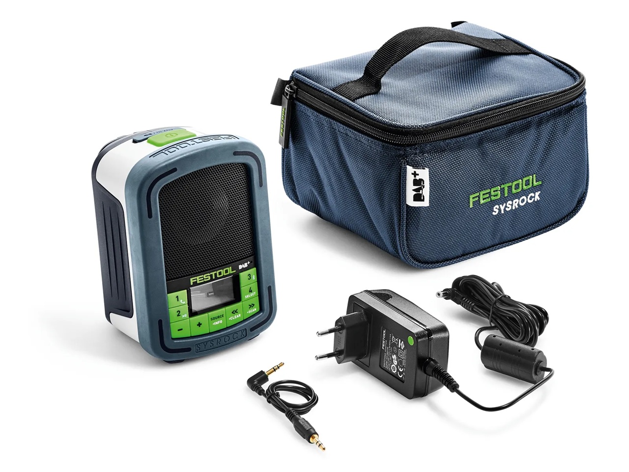 Radio Festool BR 10 DAB +; 10,8-18 V (sans batterie et chargeur)