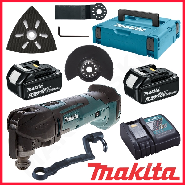 Outil Multi-fonction Makita DTM51RFJX1; 18 V; 2x3,0 Ah accu. + Accessoires