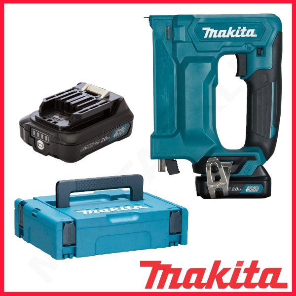 Agrafeuse Makita ST113DWAJ; 10,8 V; 2x2,0 Ah accu.