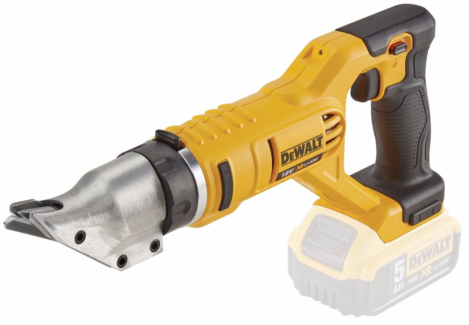 Accu. cisaillement de tôle DeWalt DCS491N-XJ; 18 V (sans batterie et chargeur)