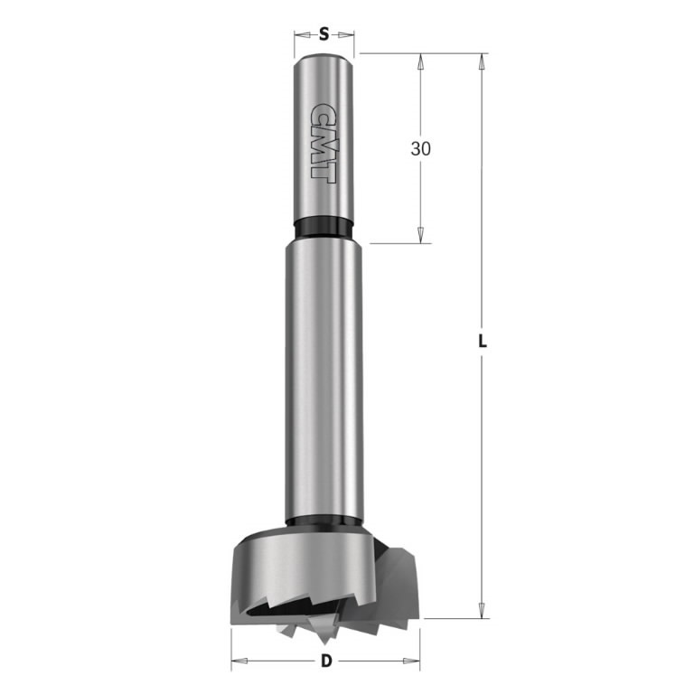 Mèche à bois CMT 537.990.31, RH