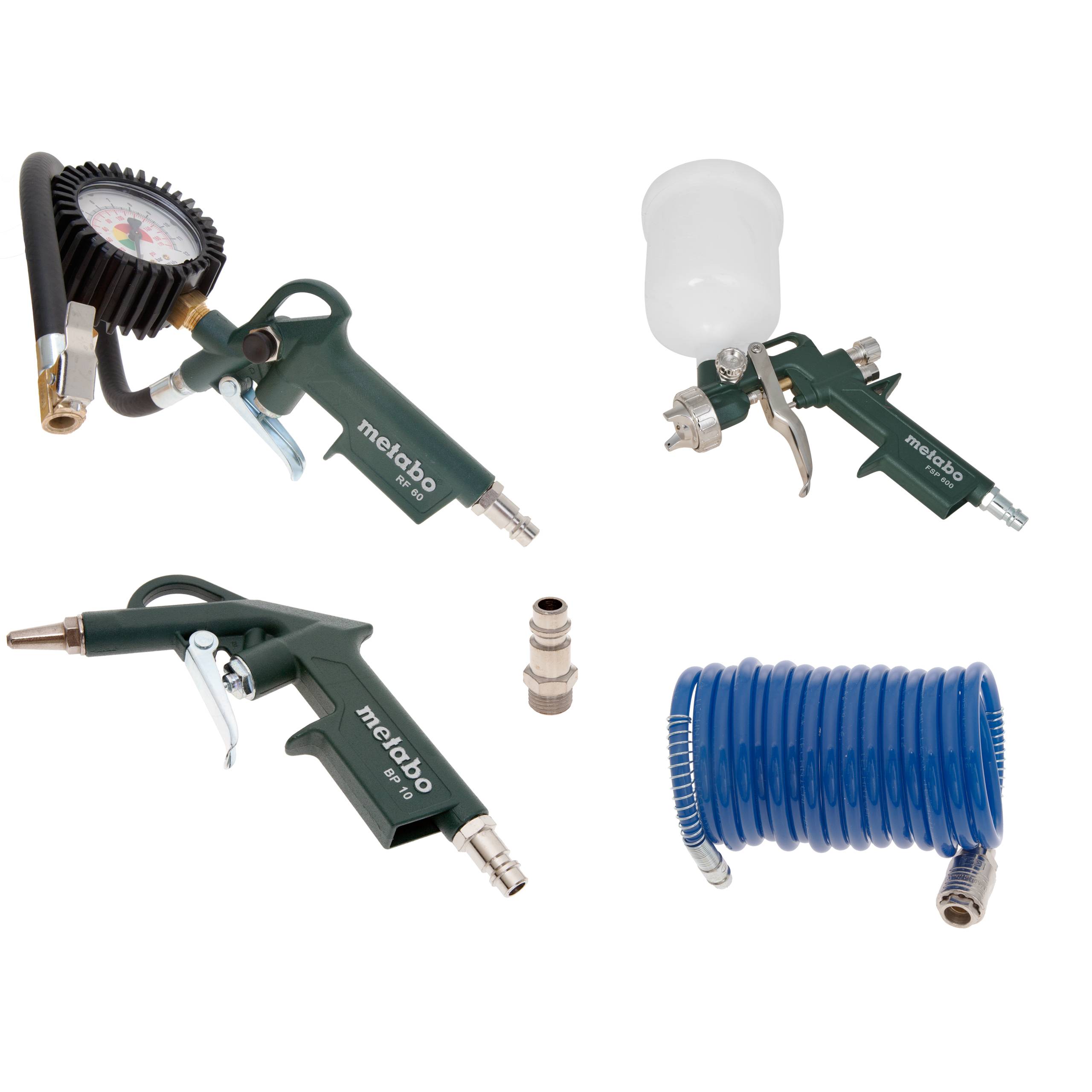 Ensemble d'outils de compression pour la peinture et le soufflage Metabo LPZ 4 Set