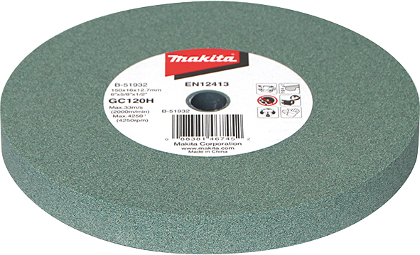 Disque d'affûtage Makita B-51910; 150x16x12,7 mm