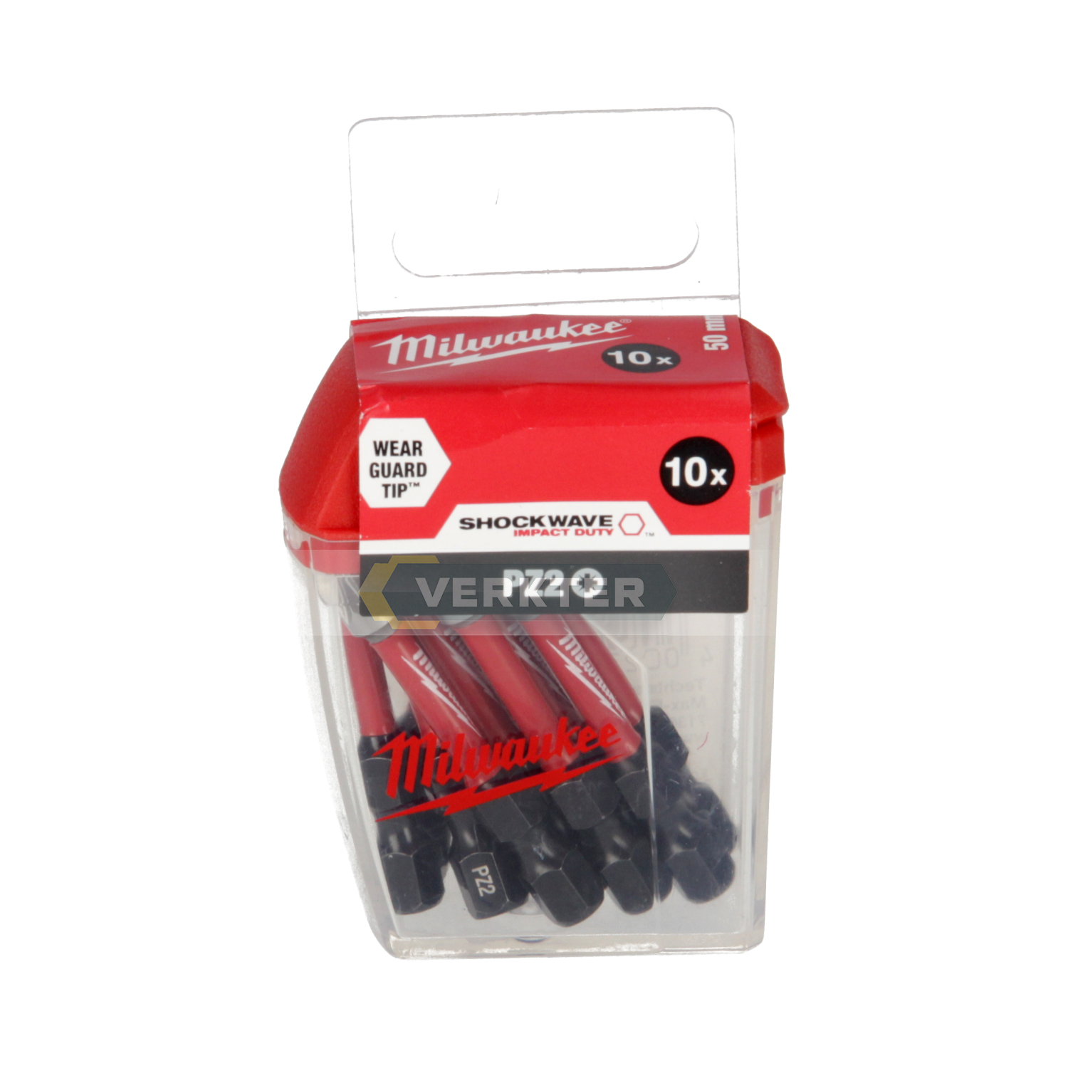 Peu de tournevis Milwaukee 4932430866; PZ2; 10 unités