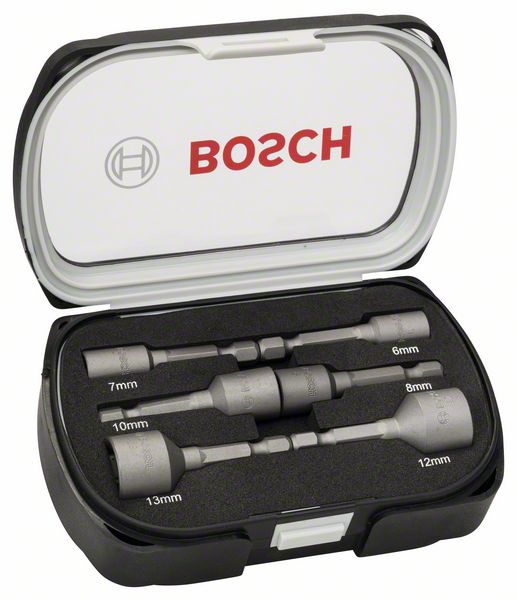Jeu de douilles Bosch 50mm 2608551079; 6-13 mm; 6 unités