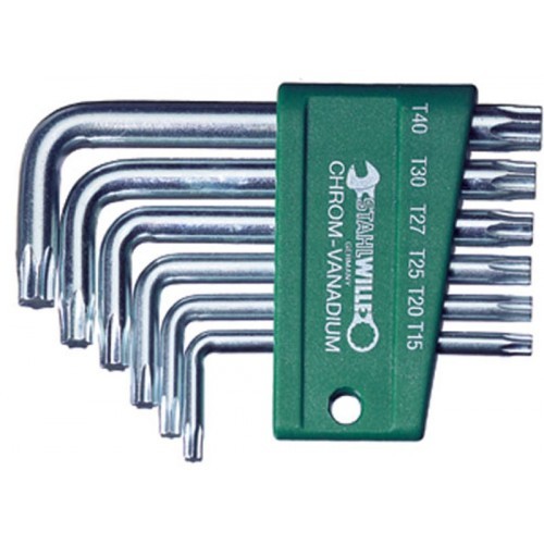 Clé hexagonale Stahlwille 10766; TORX; 6 unités