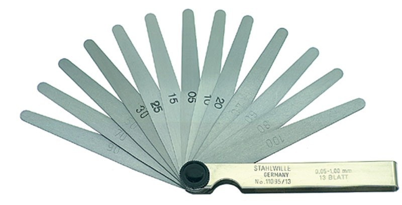 Jauge d'épaisseur de précision Stahlwille 11095/13; 0,05-1 mm; 13 unités