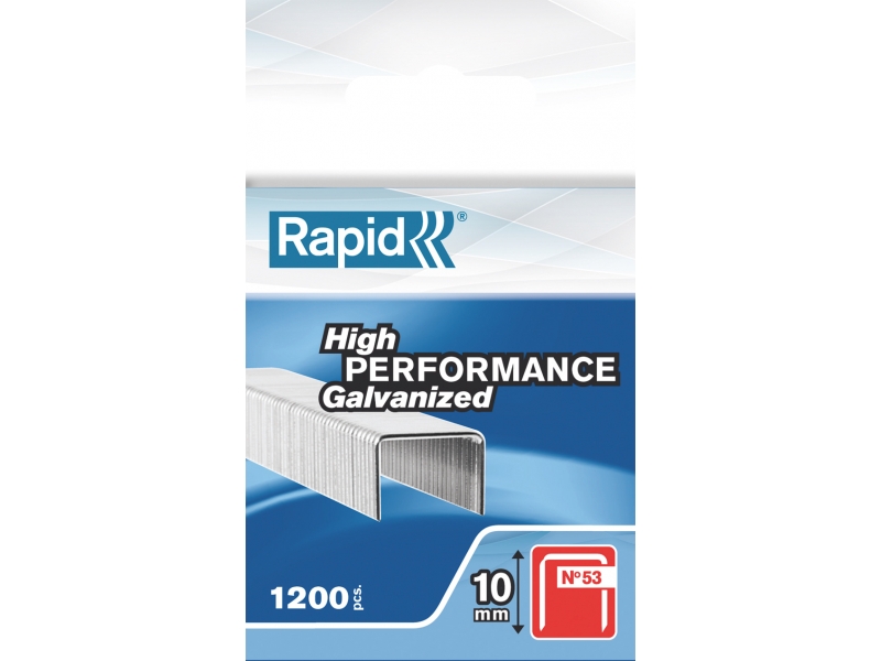 Agrafes Rapid 40109561; 8 mm; 1080 pcs .; type 53; galvanisé
