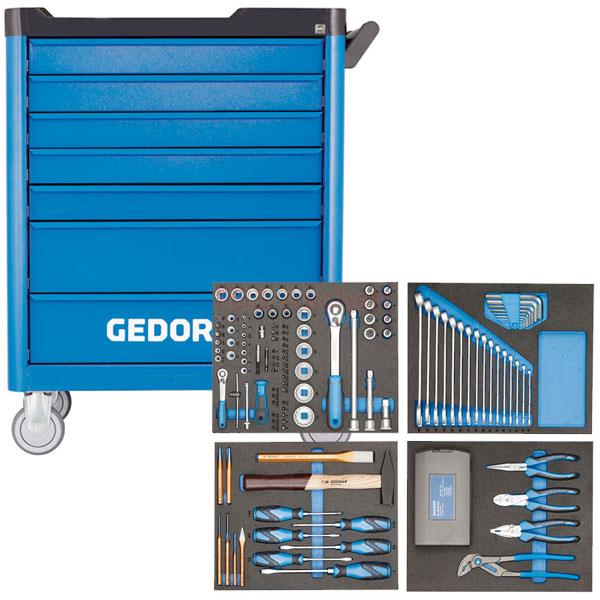 Chariot avec des outils Gedore 2980312; 147 unités