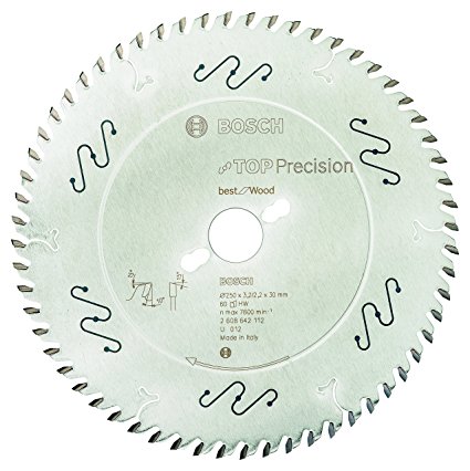 Lame de scie Bosch; 250x3,2x30,0 mm; Z60; 10°