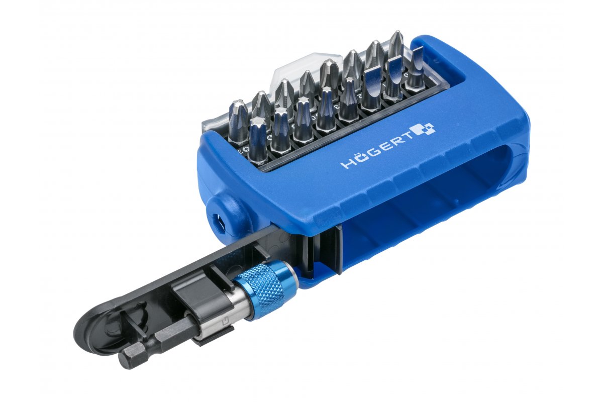 Jeu de tournevis Hogert HT1S401; 1/4''; 17 unités