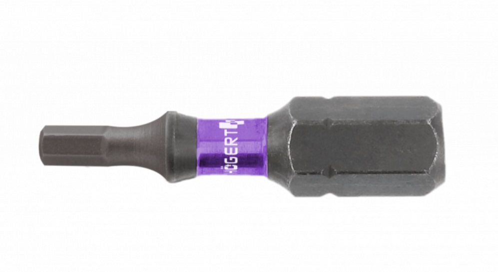 Buse à impact Hogert HT1S148; H6; 1/4''; 25 mm; 5 unités