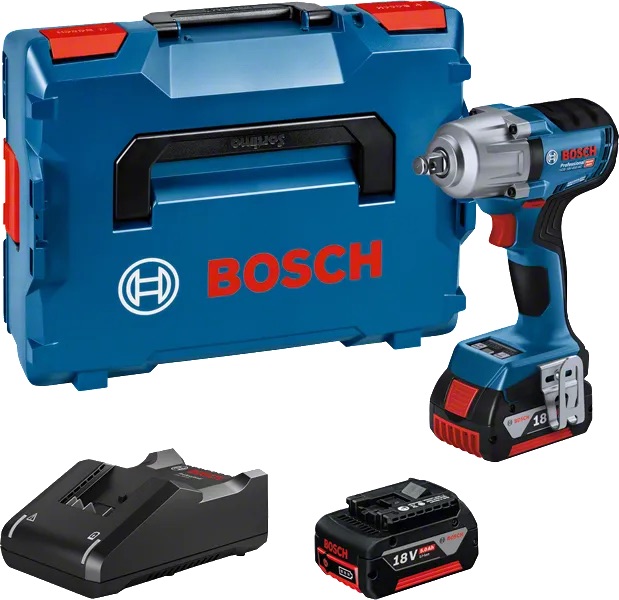 Clé à chocs Bosch GDS 18V-450 HC Professional; 18 V; 2x5,0 Ah accu.