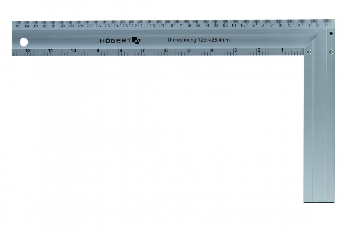 Équerre d'ingénieur Hogert HT4M206; 450x190 mm