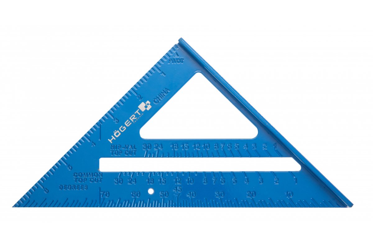 Équerre d'ingénieur Hogert HT4M215; 180 mm