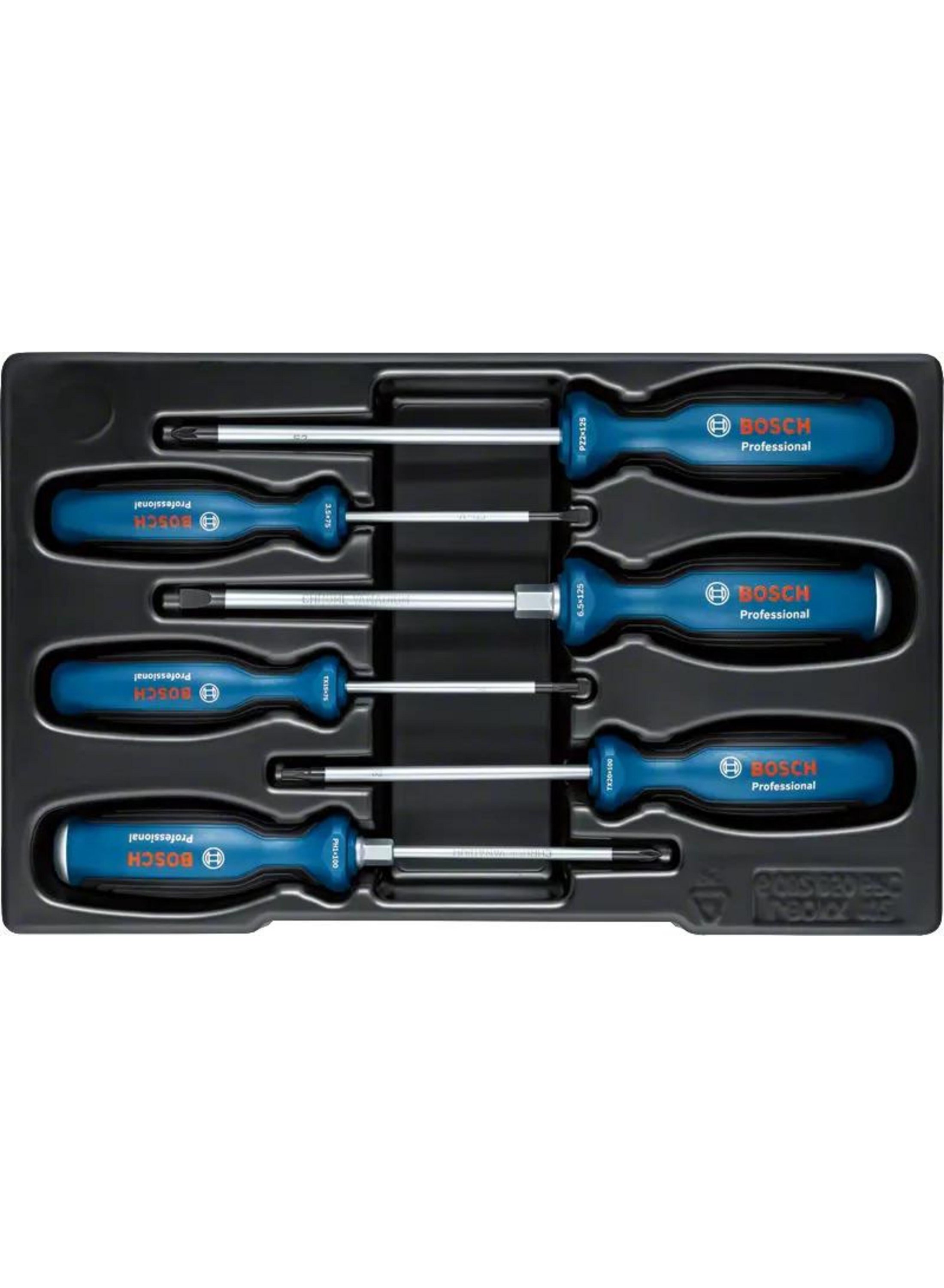 Ensemble de tournevis Bosch 1600A02CV3; 6 unités