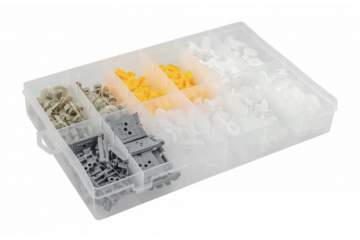 Ensemble de rail de clip Hogert HT8G550; 300 unités